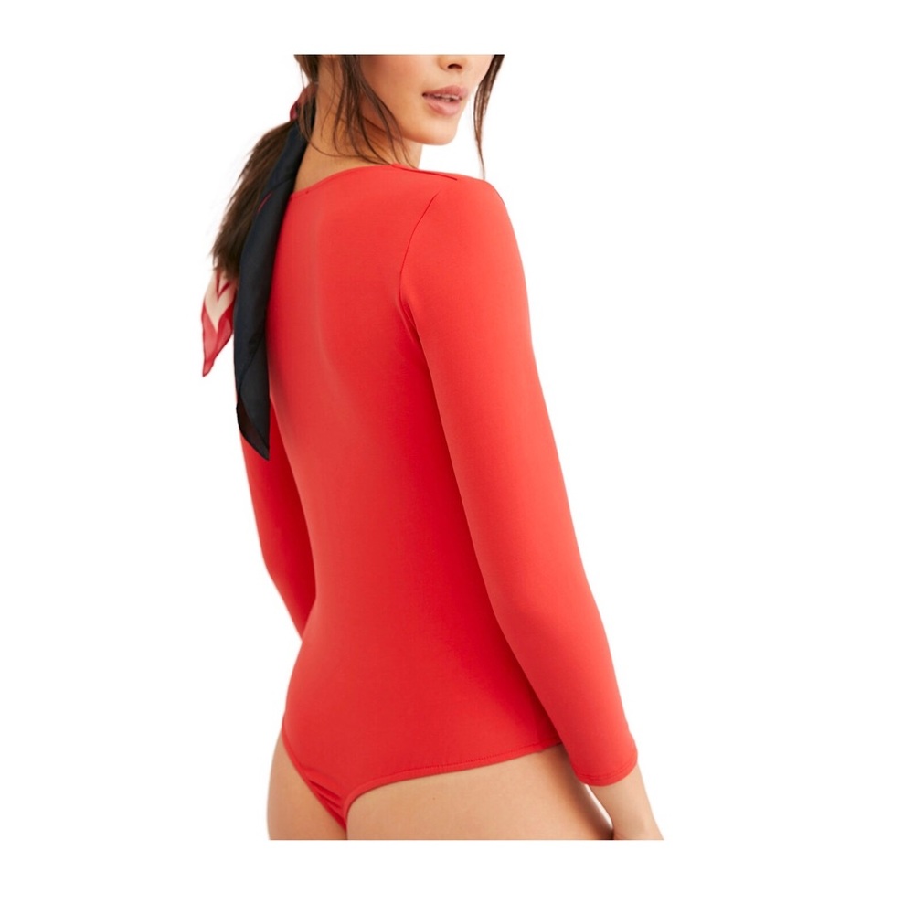 Free People Square-neck Bodysuit